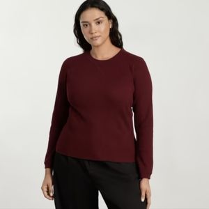 NWT Everlane Organic Cotton Waffle Tee